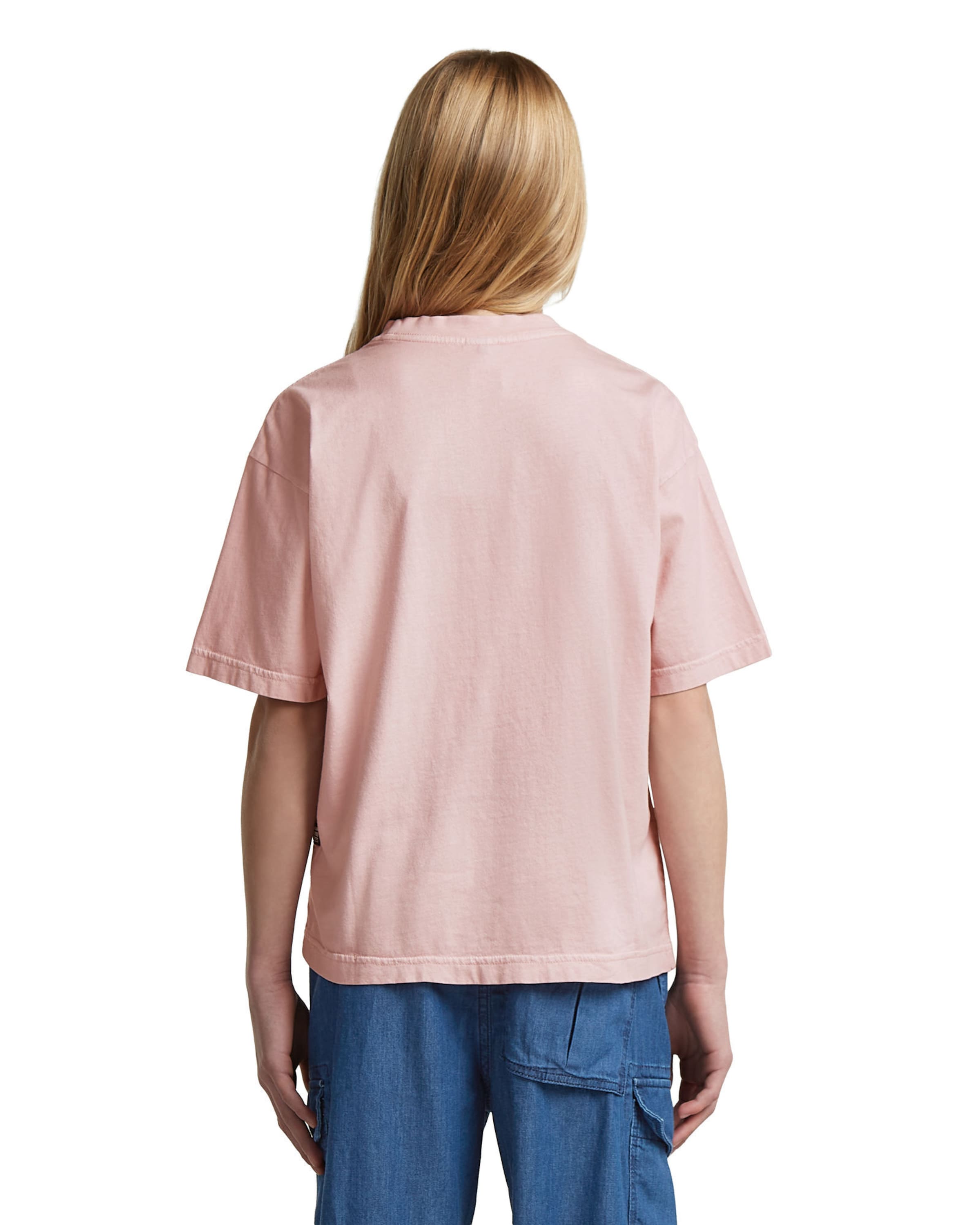 G-STAR Shirt 'Girls Oversized T-Shirt' in Pink