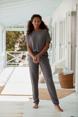 s.Oliver - Loosefit Pantalón de pijama en gris: frente