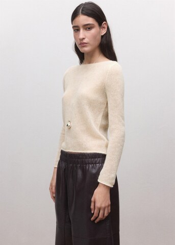 MANGO Sweater 'Sacalo' in Beige: front