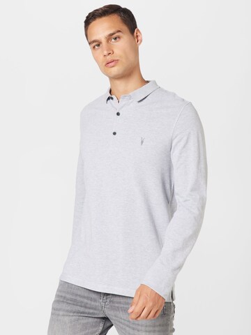 AllSaints Shirt in Grijs: voorkant