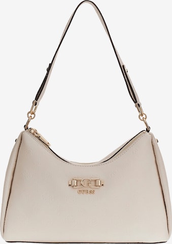 GUESS Schultertasche 'ANISE' in Beige: Vorderseite