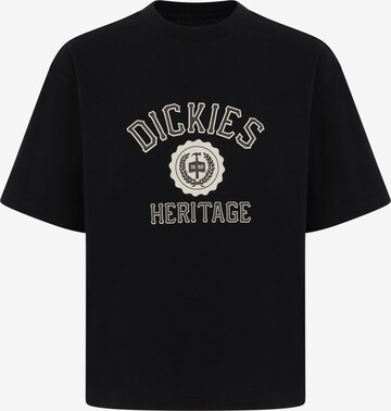 DICKIES T-shirt 'OXFORD' i svart: framsida