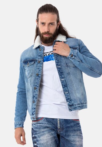 CIPO & BAXX Jeansjacke in Blau