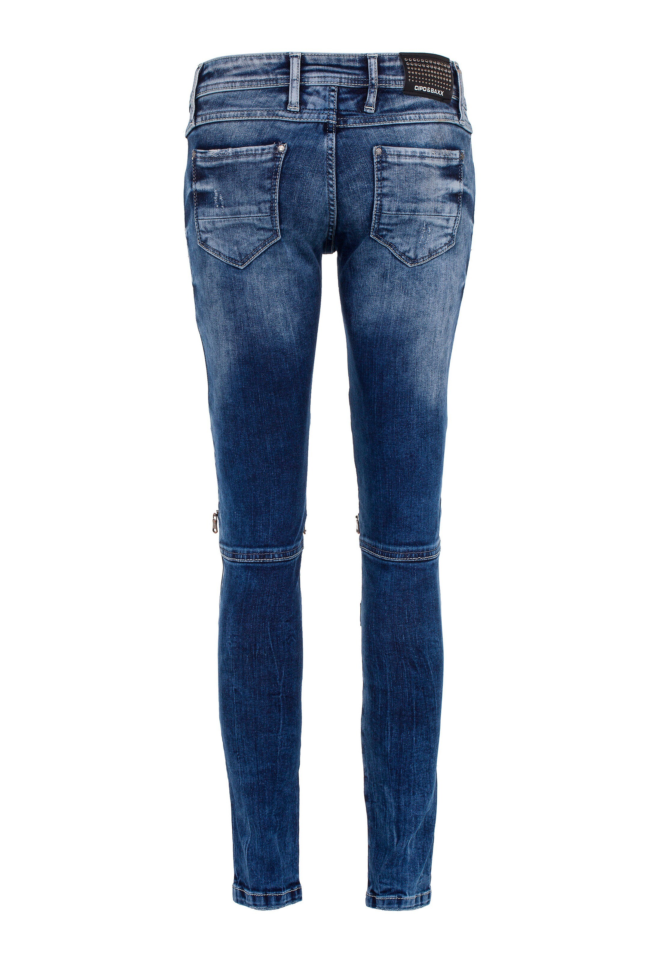 CIPO & BAXX Slimfit Jeans in Blauw