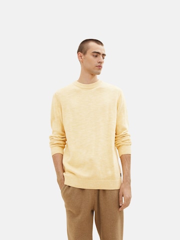 TOM TAILOR Pullover in Gelb