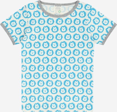 loud + proud Shirt in de kleur Beige / Aqua / Grijs, Productweergave
