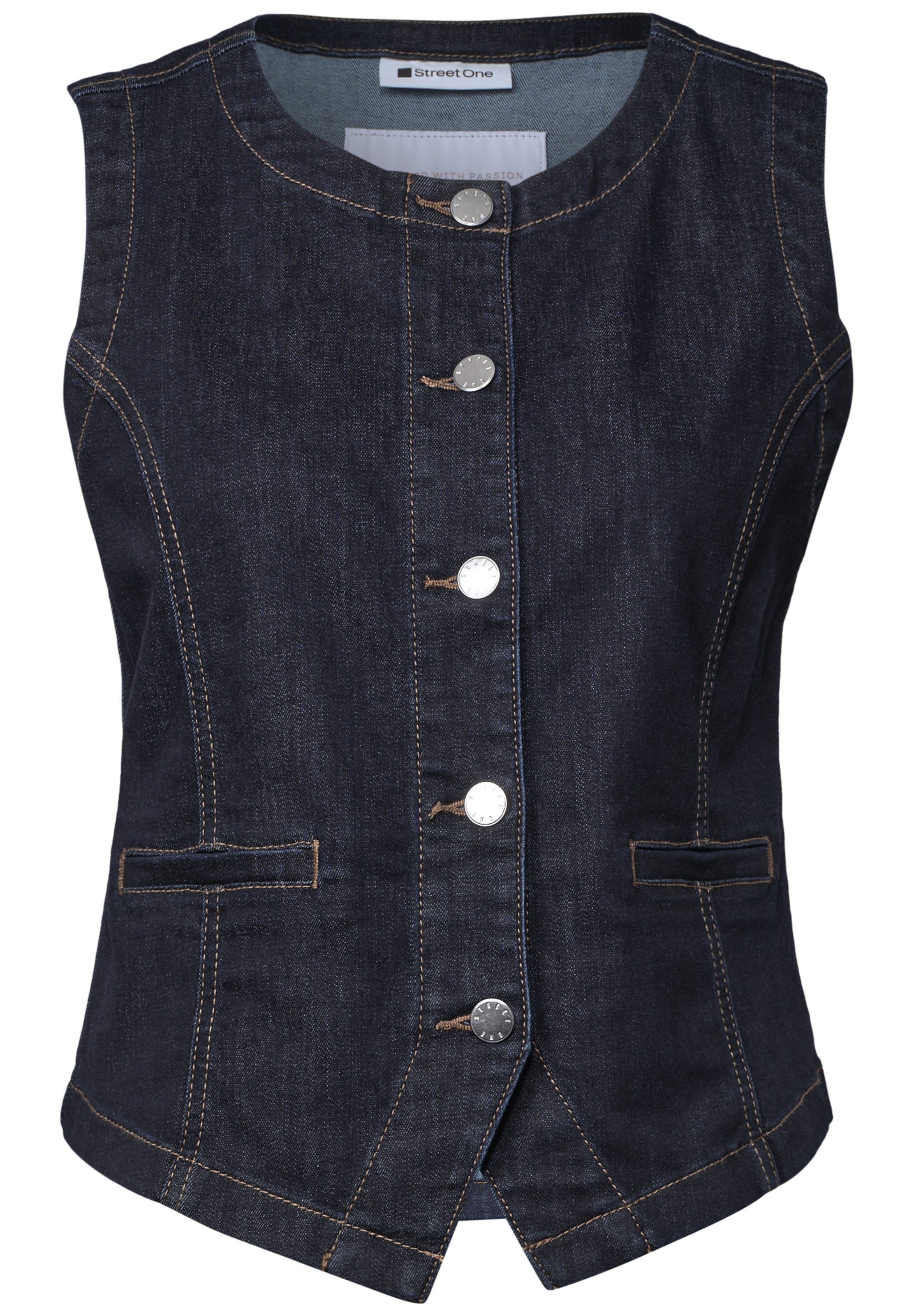 STREET ONE Vest in Blue: front