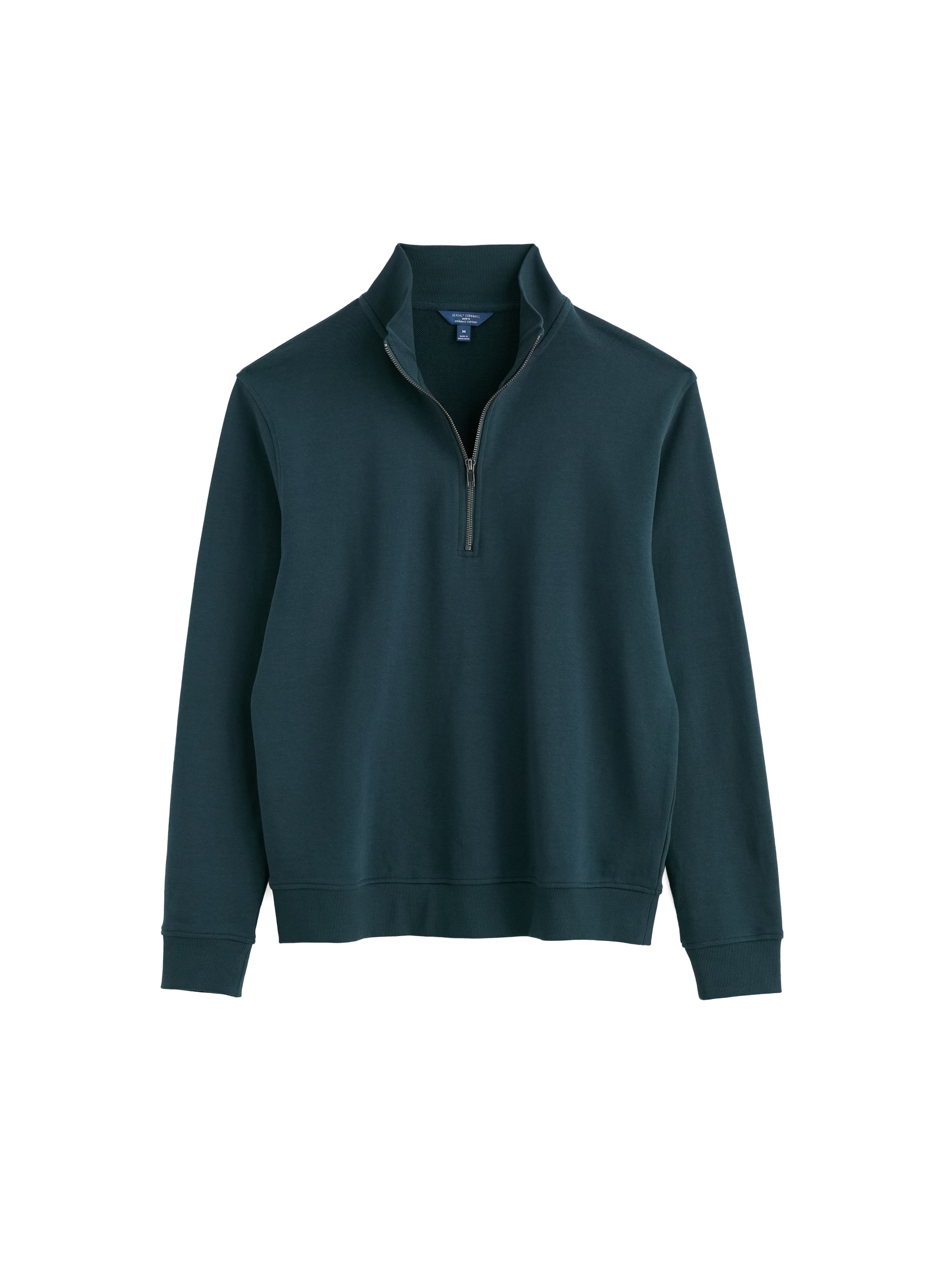 Seasalt Cornwall Sweatshirt 'Wood Moss' in Blue: front