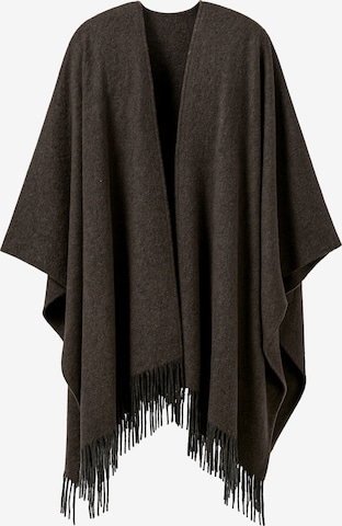 COLLEZIONE ALESSANDRO Cape 'Italia' in Brown: front