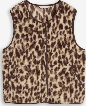 TOM TAILOR Bodywarmer in Beige: voorkant