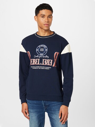 Redefined Rebel Sweatshirt 'Jordy' in Blauw: voorkant