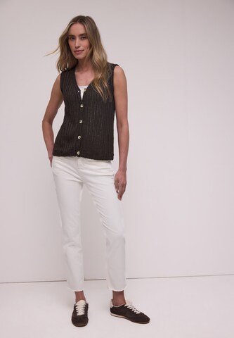 STREET ONE Strickweste in Braun