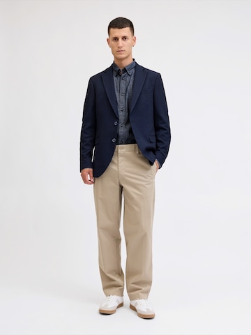 JACK & JONES Regular Fit Skjorte 'JPRBLARICHARD' i blå