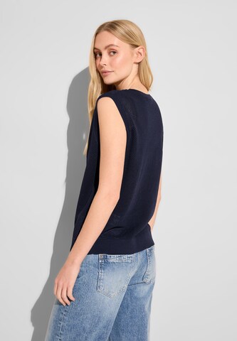 STREET ONE Pullover in Blau