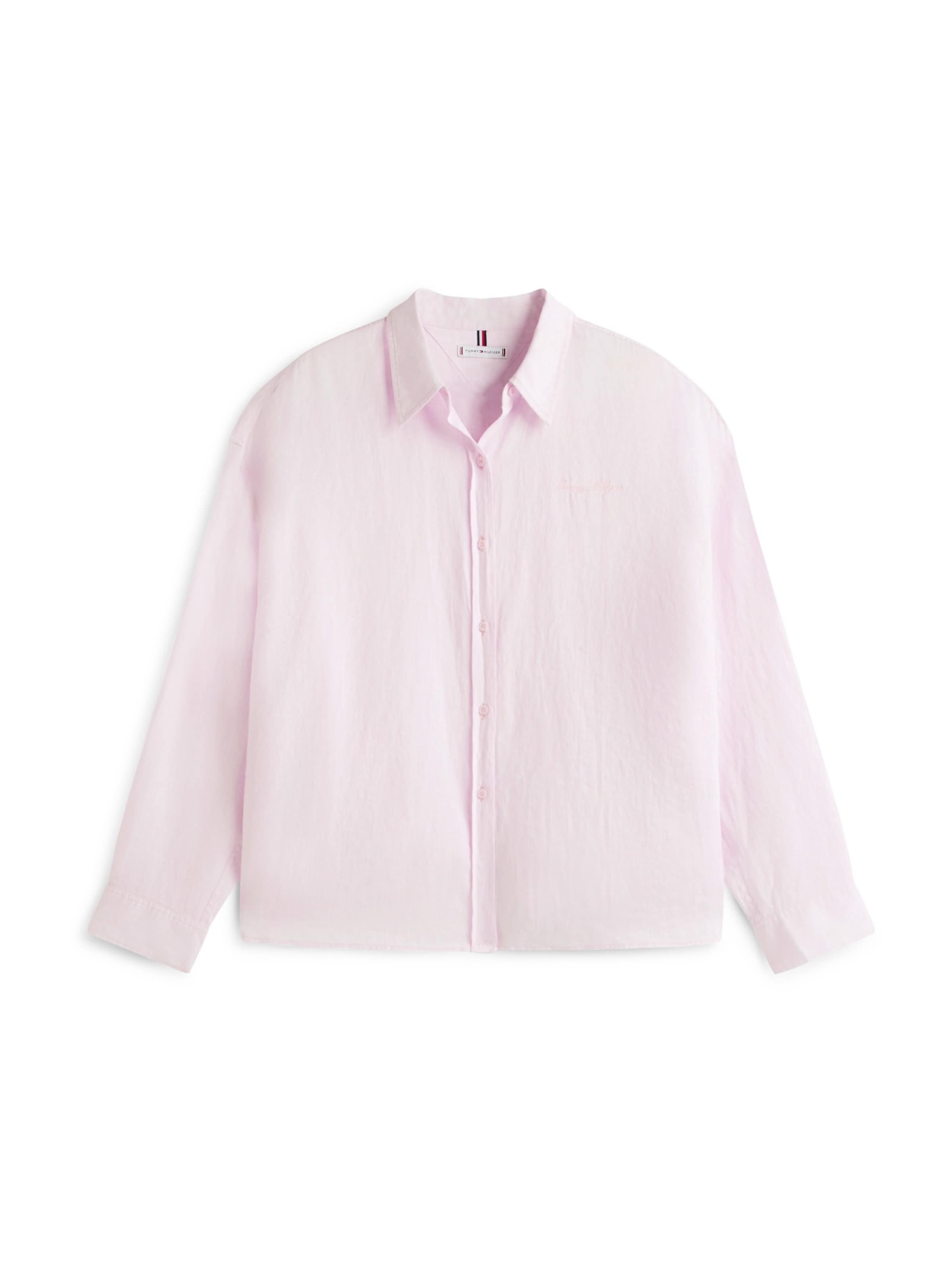 Camicia da donna 'ESS' di Tommy Hilfiger Curve in lilla: frontale