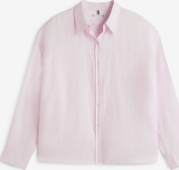 Camicia da donna 'ESS' di Tommy Hilfiger Curve in lilla: frontale