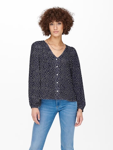 ONLY Blouse 'Sonja' in Blauw: voorkant