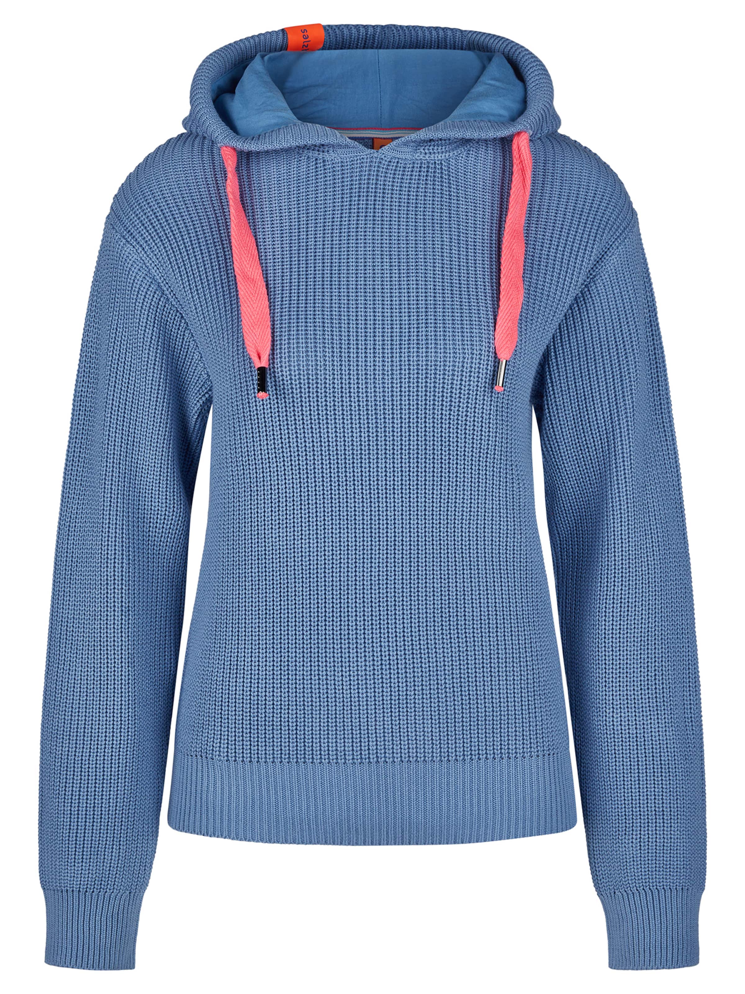 salzhaut Sweatshirt 'Task' in Blau: Vorderseite
