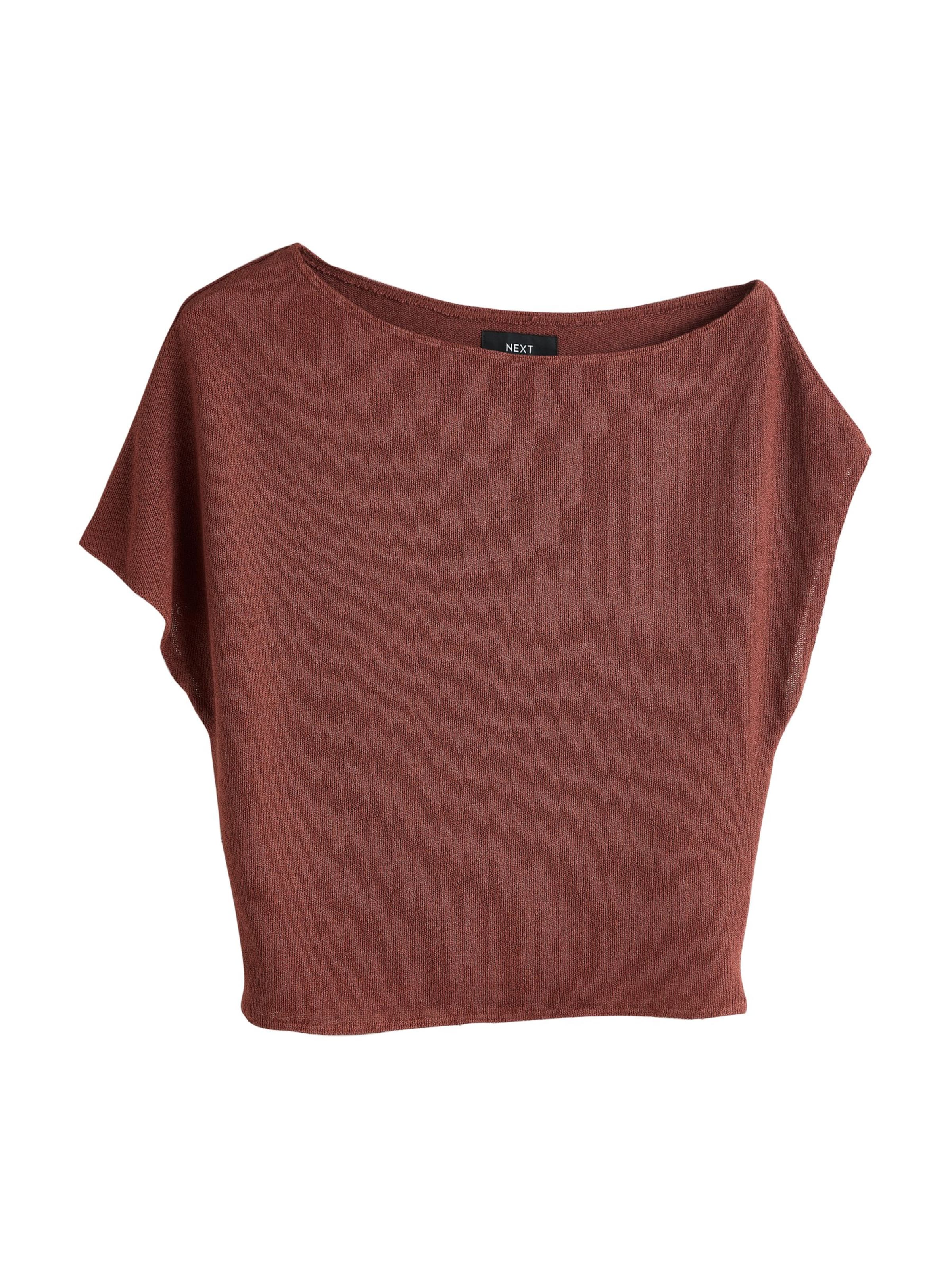 Palaidinė be rankovių iš Next, spalva – šokolado spalva, Prekių apžvalga