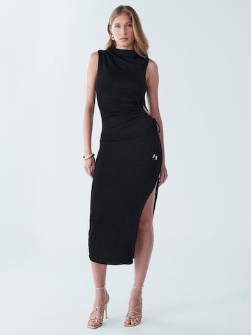 Abito 'Lenora' di BWLDR in nero: frontale
