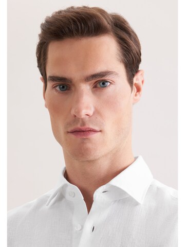 SEIDENSTICKER Regular fit Business shirt 'Smart Linen' in White