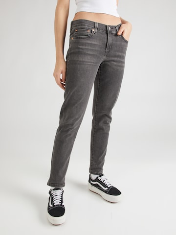 LEVI'S ® Avsmalnet Jeans 'Mid Rise Boyfriend' i grå: forside