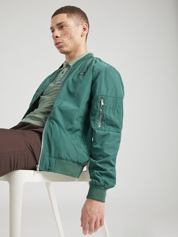 BLEND Демисезонная куртка в Зеленый