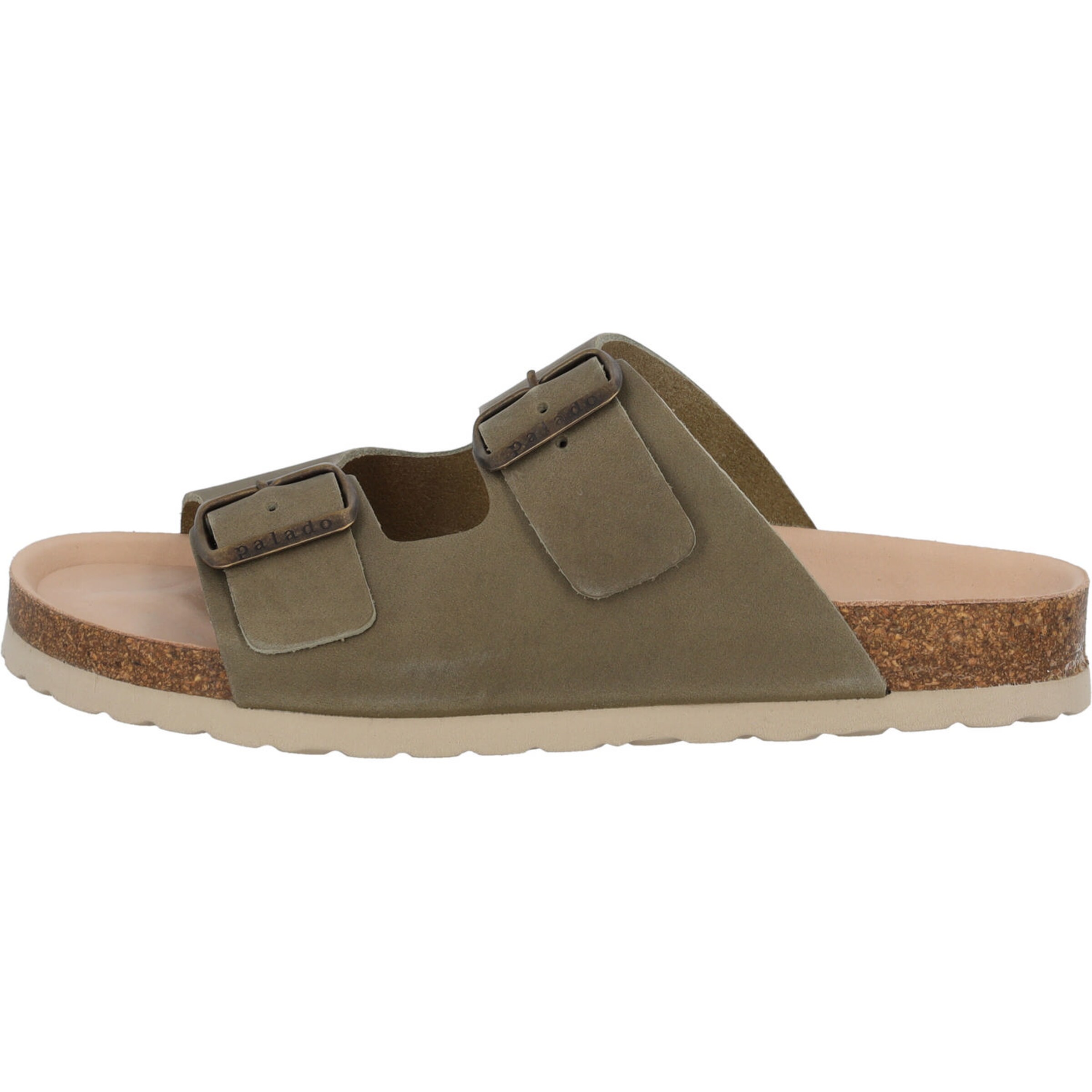 Palado Pantofle 'Korfu' – zelená: přední strana