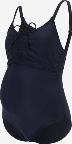 MAMALICIOUS Swimsuit 'Halima' in Blue: front