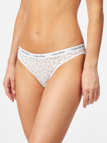 Calvin Klein Underwear - Braga en blanco: frente