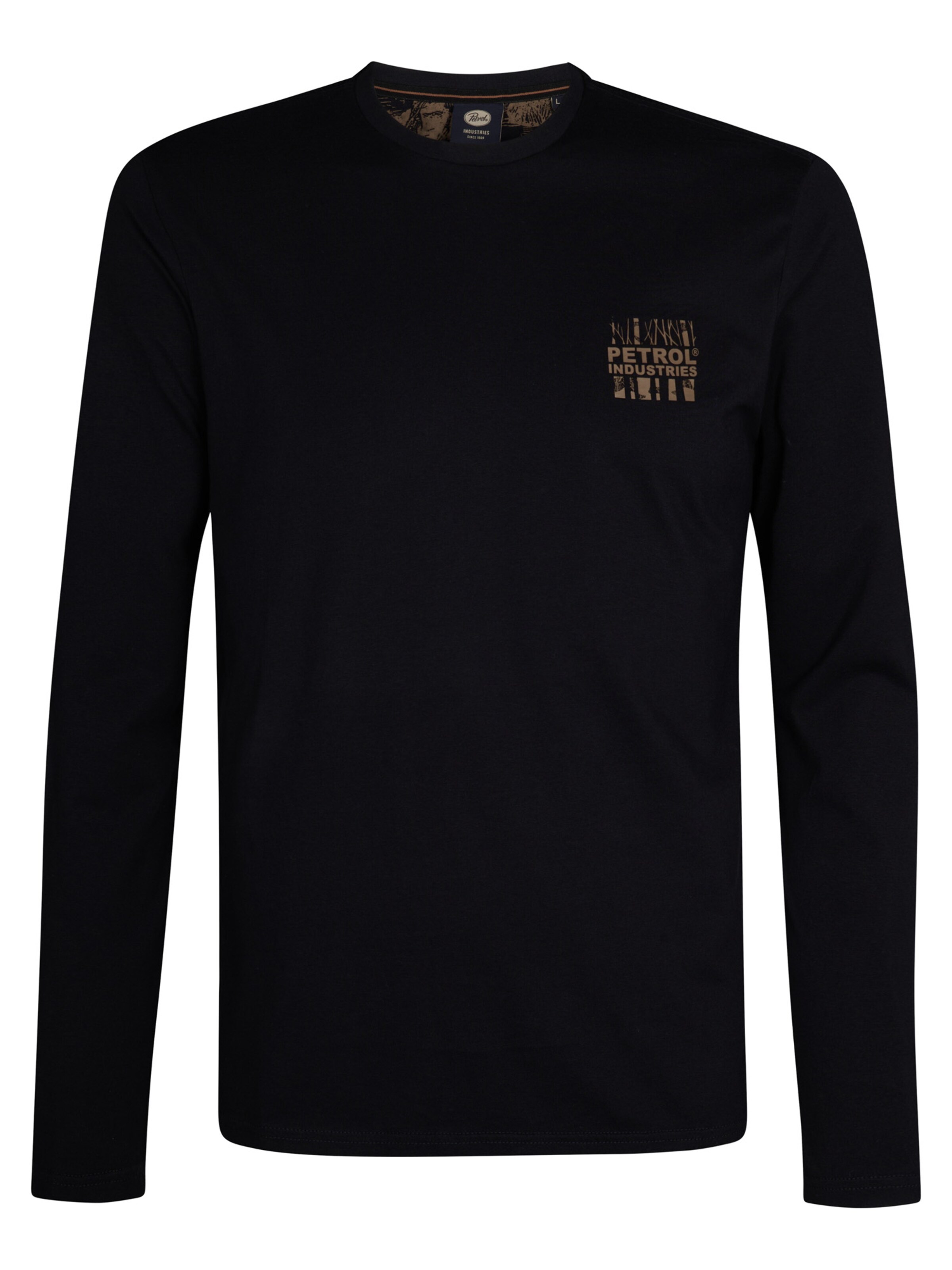 Petrol Industries Shirt in Zwart: voorkant