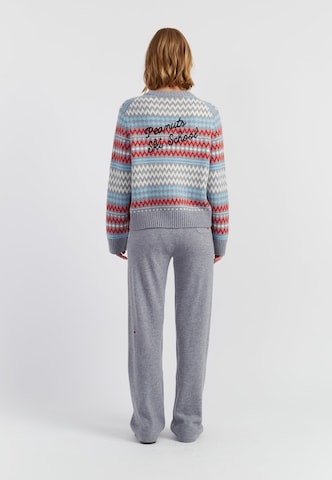Pull-over 'Snoopy Ski Fairisle' Chinti & Parker en gris
