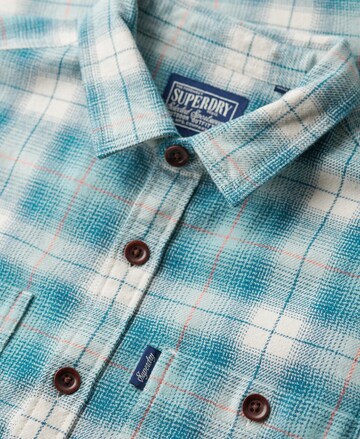 Superdry Comfort Fit Hemd in Blau