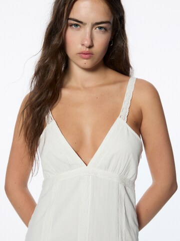 Pull&Bear Summer dress in White