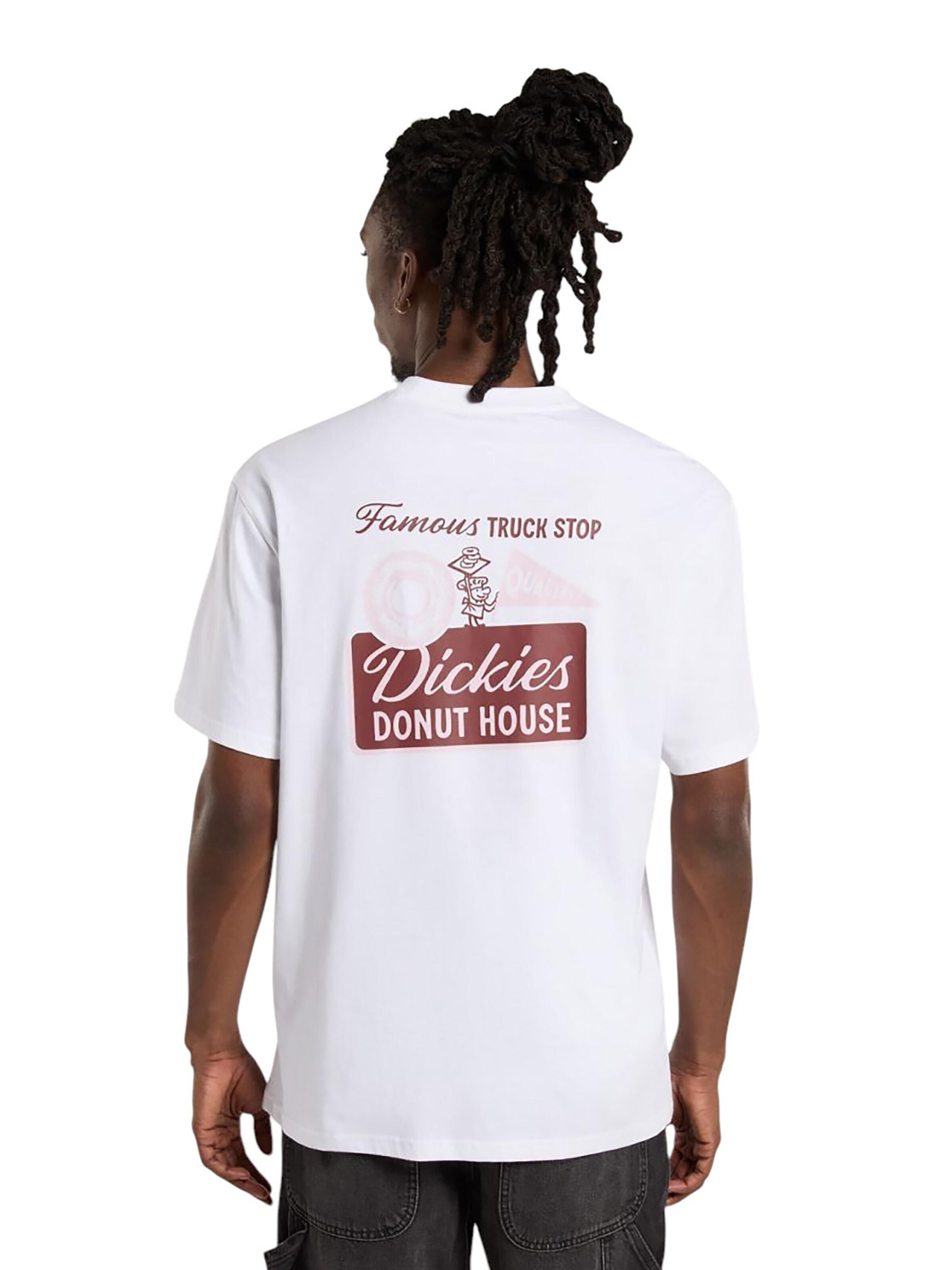 DICKIES Shirt 'Donut House' in White