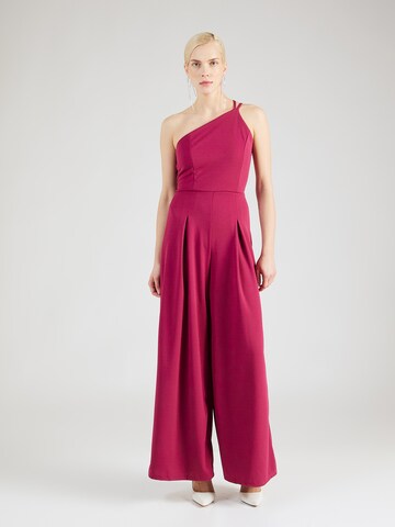 WAL G. Jumpsuit 'CLEO' in Rood: voorkant