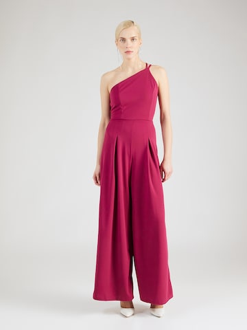 WAL G. Jumpsuit 'CLEO' in Red: front