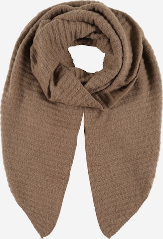 PIECES Scarf 'Pyron' in Brown: front