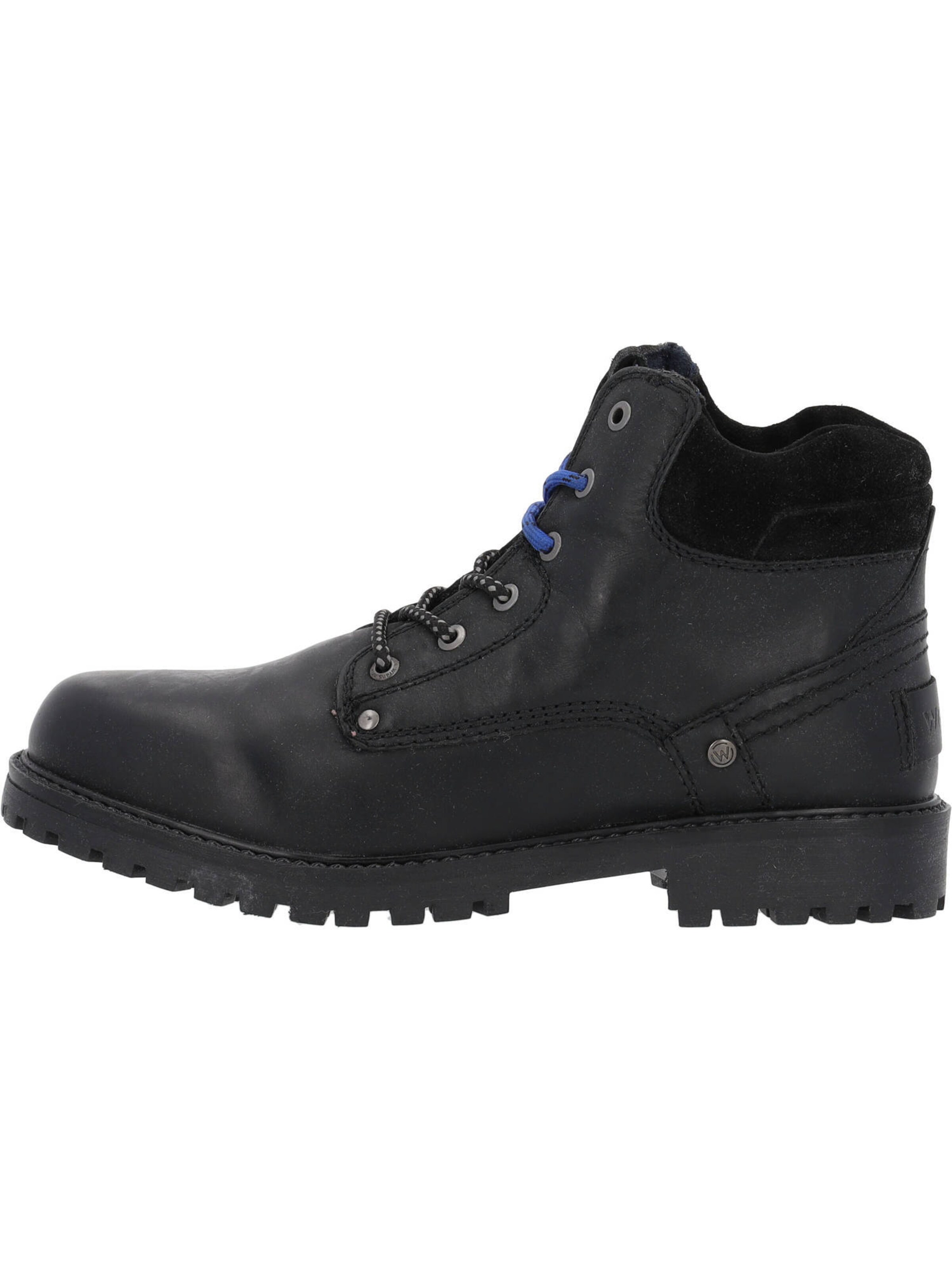 WRANGLER Schnürboots 'Yuma WM32000A' in Schwarz