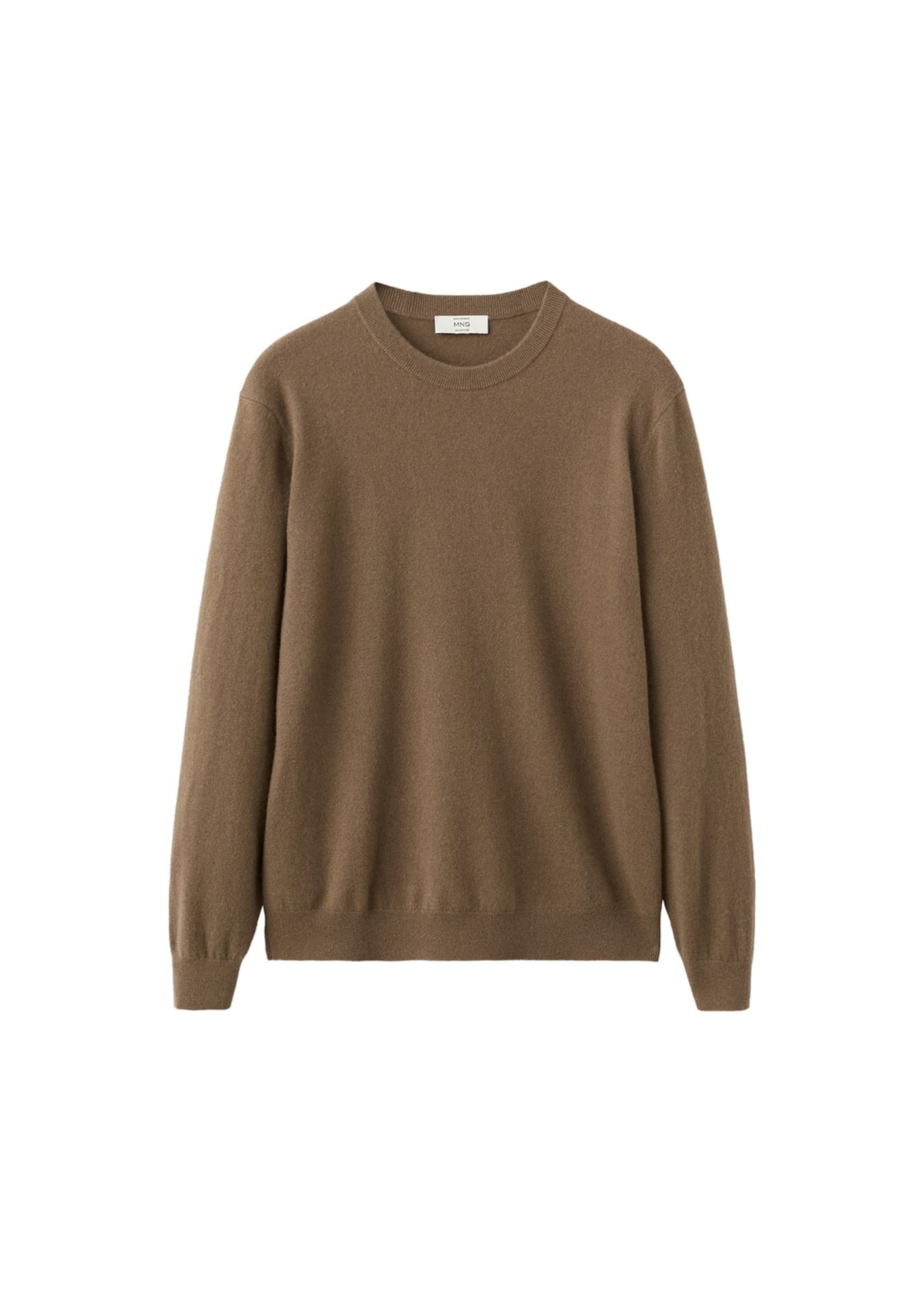 MANGO MAN Pullover in Braun: Vorderseite