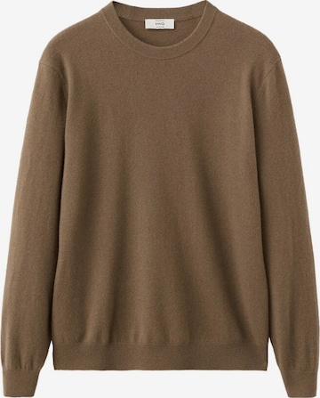 MANGO MAN Sweater in Brown: front