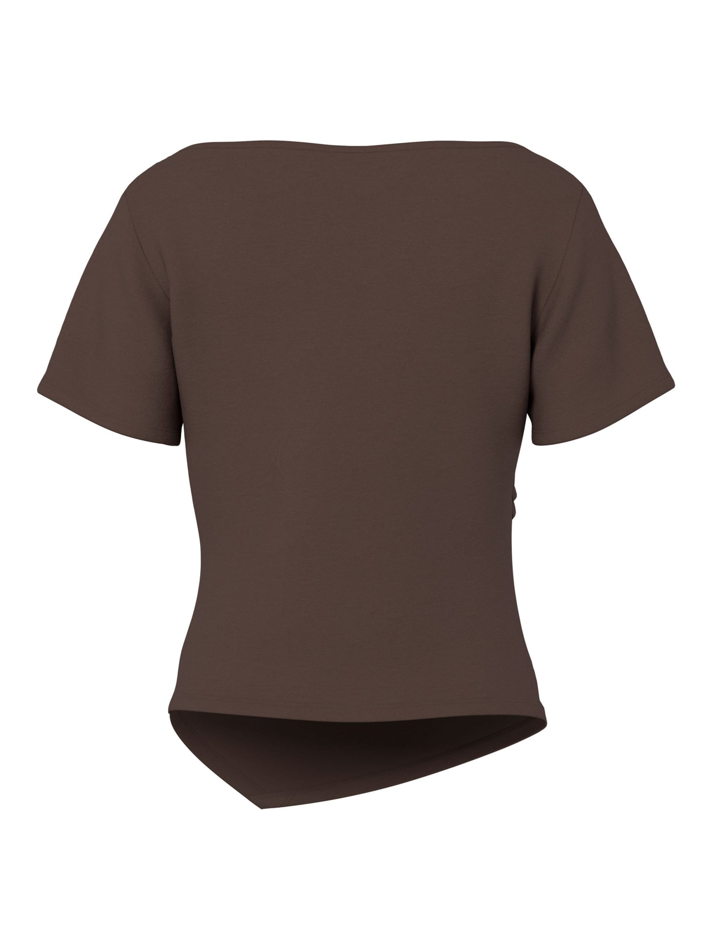 PIECES Shirt 'PCSirene' in Brown