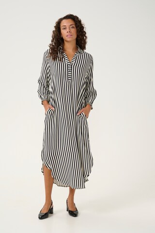Robe-chemise 'Denia' CULTURE en noir
