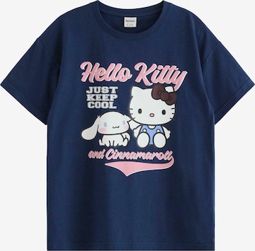 Lindex Shirt 'Hello Kitty' in Blue: front