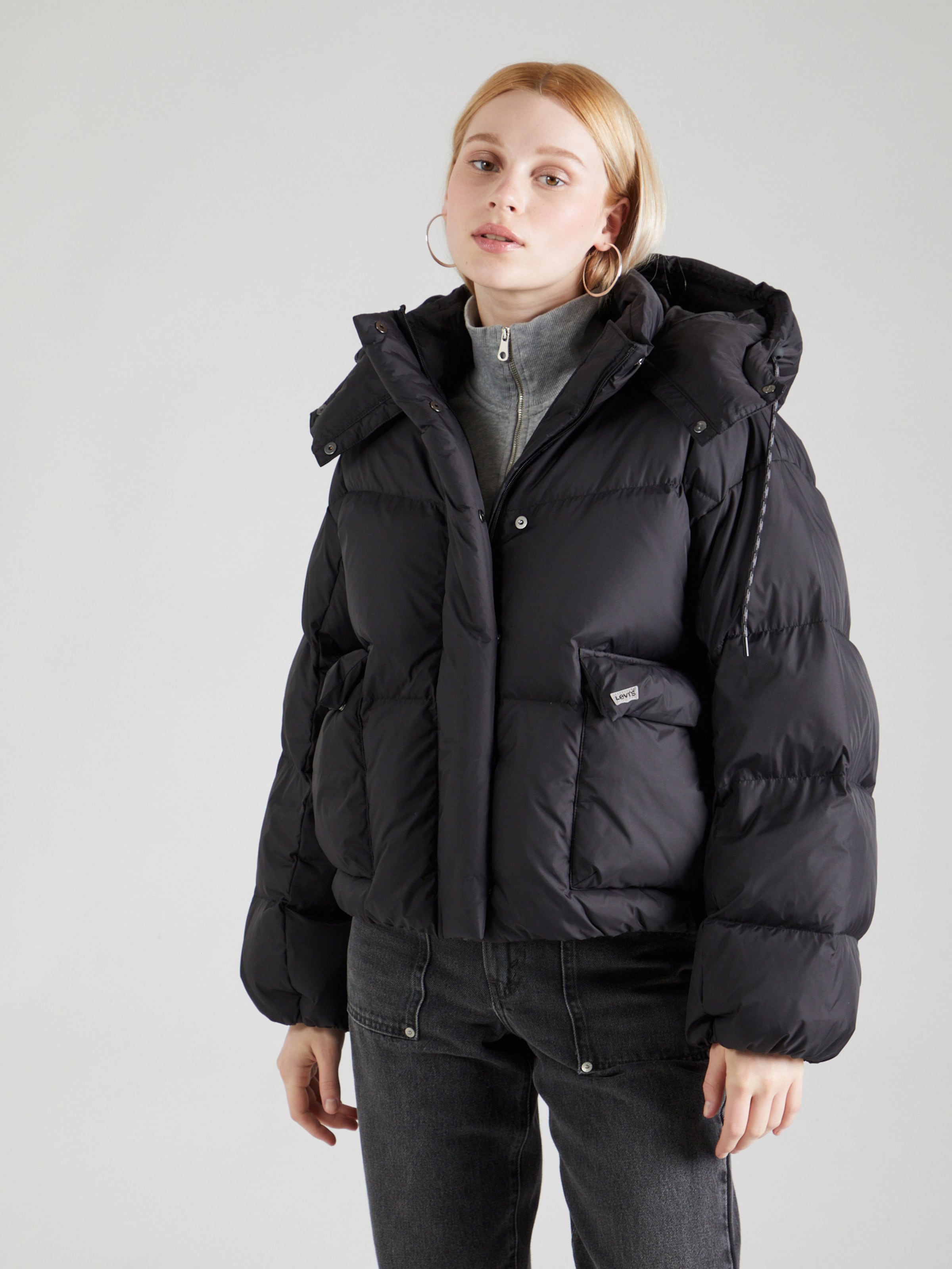 Winter jacket WESTERN BUBBLE SHORTY Black XS