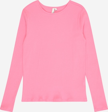 PIECES Тениска 'Kitte' в розово: отпред
