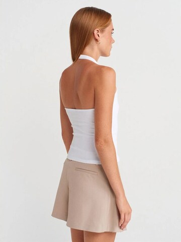 Dilvin - Blusa 'Blusen' em branco