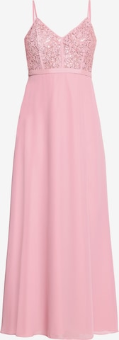 Robe de soirée Vera Mont en rose : devant