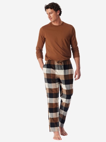 Pantalon de pyjama ' Mix Relax ' SCHIESSER en beige