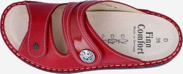 Finn Comfort Mules in Red